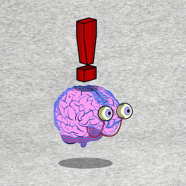 Surprised brain by Apov.designs